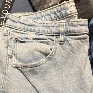 Abercrombie & Fitch High Rise Light Blue Jeans
